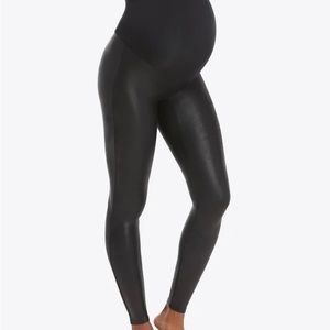 SPANX Mama Faux Leather Leggings SIZE 1X